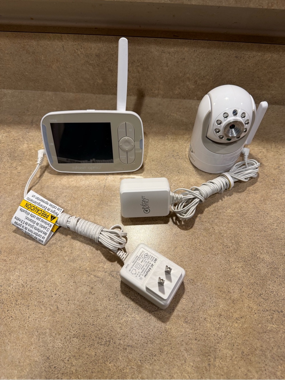 Infant Optics DXR-8 Baby Monitor & 1 Camera Set Wireless Nursery - Tested